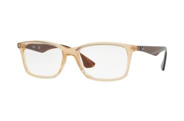 Image of Ray-Ban RX7047 Eyeglass Frames 5770-54 - Trasparent Beige Frame