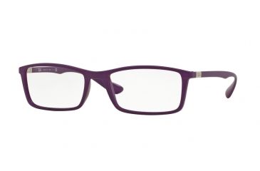 Image of Ray-Ban RX7048 Bifocal Prescription Eyeglasses 5443-53 - Matte Violet Frame