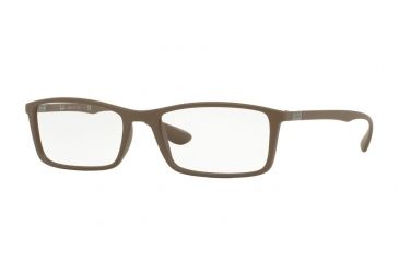 Image of Ray-Ban RX7048 Bifocal Prescription Eyeglasses 5522-53 - Matte Dove Frame
