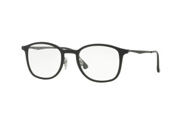 Image of Ray-Ban RX7051 Single Vision Prescription Eyeglasses 2077-47 - Matte Black Frame
