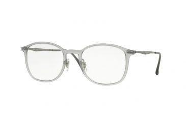 Image of Ray-Ban RX7051 Single Vision Prescription Eyeglasses 5482-47 - Matte Grey Frame