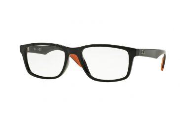 Image of Ray-Ban RX7063F Eyeglass Frames 5417-54 - Shiny Black Frame
