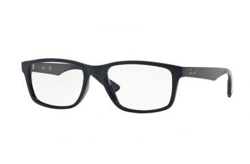 Image of Ray-Ban RX7063F Eyeglass Frames 5419-54 - Dark Shiny Blue Frame