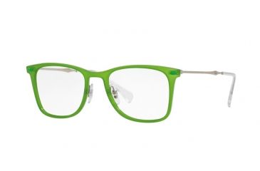 Image of Ray-Ban RX7086 Bifocal Prescription Eyeglasses 5643-49 - Green Frame