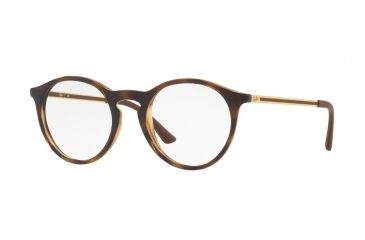 Image of Ray-Ban RX7132 Single Vision Prescription Eyeglasses 2012-48 - Havana Frame