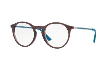 Image of Ray-Ban RX7132 Single Vision Prescription Eyeglasses 5720-50 - Opal Brown Frame