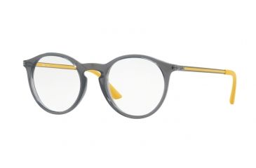 Image of Ray-Ban RX7132 Single Vision Prescription Eyeglasses 5722-48 - Opal Grey Frame