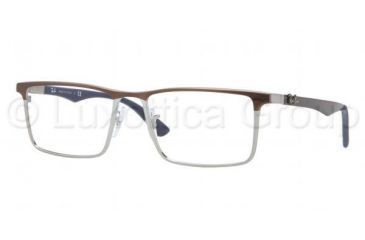 Image of Ray-Ban RX8409 Single Vision Prescription Eyeglasses 2713-5517 - Dark Steel Frame