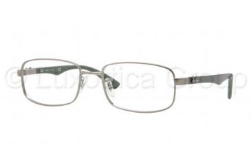 Image of Ray-Ban RX8410 Progressive Prescription Eyeglasses 2518-5417 - Matte Grey Frame, Demo Lens Lenses