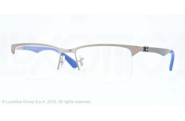 Image of Ray-Ban RX8411 Eyeglass Frames 2620-52 - Matte Gunmetal Frame, Demo Lens Lenses