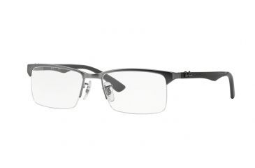 Image of Ray-Ban RX8411 Eyeglass Frames 2714-56 - Matte Gunmetal/gunmetal Frame