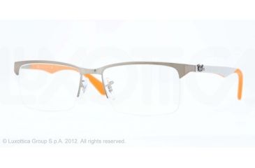 Image of Ray-Ban RX8411 Eyeglass Frames 2761-54 - Matte Gunmetal Frame, Demo Lens Lenses
