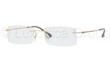 Image of Ray-Ban RX8680 Single Vision Prescription Eyewear 1129-5317 - Gold Demi Shiny 