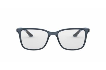 Image of Ray-Ban RX8905 Eyeglass Frames 5844-53 - Trasparent Blue Frame