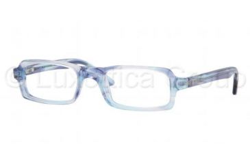 Image of Ray-Ban RY1519 SV Prescription Eyeglasses - Azur-Striped Blue Frame / 46 mm Prescription Lenses, 3531-4616