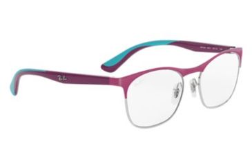 Image of Ray-Ban RY1054 Eyeglass Frames 4071-47 - Silver On Top Matte Violet Frame