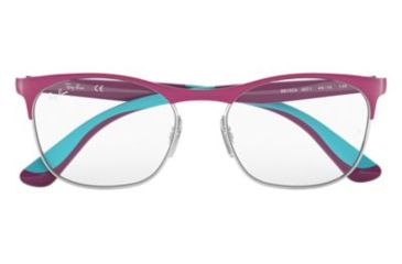 Image of Ray-Ban RY1054 Eyeglass Frames 4071-47 - Silver On Top Matte Violet Frame