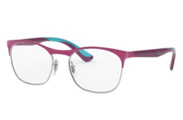 Image of Ray-Ban RY1054 Eyeglass Frames 4071-47 - Silver On Top Matte Violet Frame