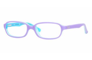 Image of Ray-Ban RY1524 SV Prescription Eyeglasses - Top Violet On Tr Azure Frame / 47 mm Prescription Lenses, 3566-4715