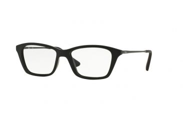 Image of Ray-Ban RY1540 Progressive Prescription Eyeglasses 3615-46 - Rubber Black Frame