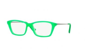 Image of Ray-Ban RY1540 Progressive Prescription Eyeglasses 3619-46 - Green Fluo Trasparent Rubber Frame