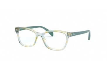 Image of Ray-Ban RY1591 Bifocal Prescription Eyeglasses, 46mm, Green Stripped Multicolor, RY1591-3808-46-BI
