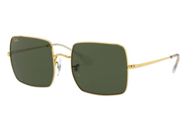 Image of Ray-Ban SQUARE RB1971 Sunglasses 919631-54 - , Green Lenses