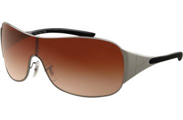 Image of Ray-Ban Sunglasses RB3321 041/13-33 - Gunmetal Striped