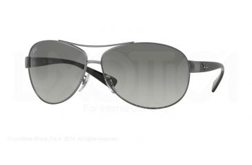 Image of Ray-Ban Sunglasses RB3386 029/11-63 - Matte Gunmetal Frame, Dark Grey Gradient Lenses
