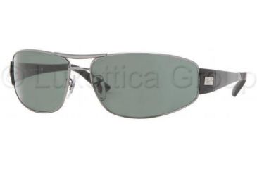 Image of Ray-Ban RB3395 Sunglasses with No-Line Progressive Rx Prescription Lenses RB3395-004-71-6215 - Lens Diameter: 62 mm, Frame Color: Gunmetal