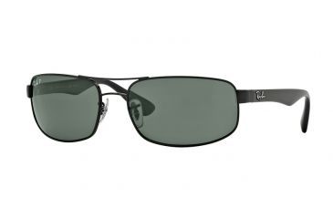 Image of Ray-Ban Bifocal Sunglasses RB3445 with Lined Bi-Focal Rx Prescription Lenses RB3445-002-58-64 - Lens Diameter 64 mm, Frame Color Black