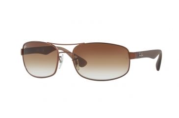 Image of Ray-Ban Bifocal Sunglasses RB3445 with Lined Bi-Focal Rx Prescription Lenses RB3445-012-13-61 - Lens Diameter 61 mm, Frame Color Matte Brown