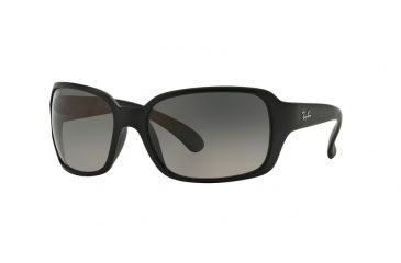 Image of Ray-Ban Sunglasses RB4068 601SM3-60 - Matte Black Frame, Polar Lt Grey Grad Dk Grey Lenses
