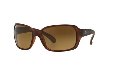 Image of Ray-Ban Sunglasses RB4068 6202M2-60 - Matte Light Havana Frame, Polar Brown Gradient Lenses