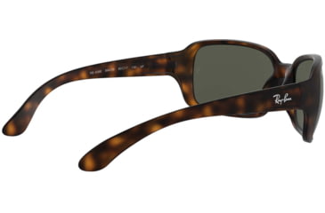 Image of Ray-Ban Sunglasses RB4068 894/58-60 - Matte Havana Frame, Polar Green Lenses