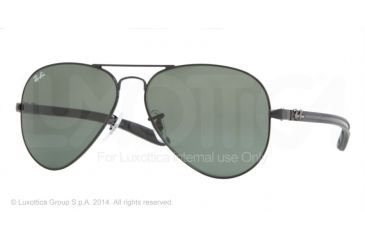 Image of Ray-Ban RB8307 Progressive Prescription Sunglasses RB8307-002-58 - Lens Diameter 58 mm, Frame Color Black