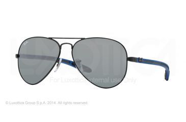 Image of Ray-Ban RB8307 Progressive Prescription Sunglasses RB8307-006-40-55 - Lens Diameter 55 mm, Frame Color Matte Black