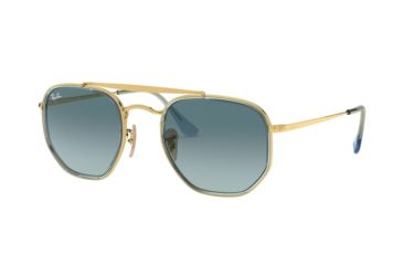 Image of Ray-Ban THE MARSHAL II RB3648M Sunglasses 91233M-52 - , Blue Gradient Grey Lenses