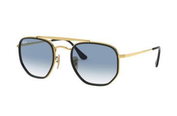 Image of Ray-Ban THE MARSHAL II RB3648M Sunglasses 91673F-52 - , Clear Gradient Blue Lenses
