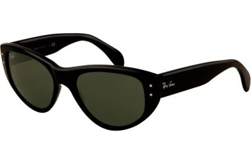 Image of Ray-Ban VAGABOND RB4152 Progressive Prescription Sunglasses RB4152-601-5317 - Lens Diameter: 53 mm, Frame Color: Black
