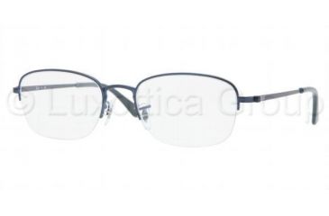 Image of Ray-Ban RX6206 Single Vision Prescription Eyewear 2510-5019 - Matte Dark Blue 