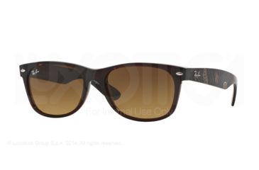 Image of Ray-Ban Wayfarer RB2132 Sunglasses 617885-55 - Brown Frame, Brown Gradient Dark Brown Lenses