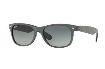 Image of Ray-Ban Wayfarer RB2132 Sunglasses 624171-52 - Black/top Grey Alcantara Frame, Grey Gradient Lenses