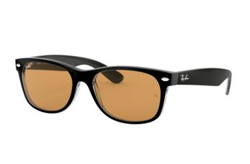 Image of Ray-Ban New Wayfarer Bifocal Sunglasses, 52mm, Black/Transparent, RB2132-63983L-52-BI