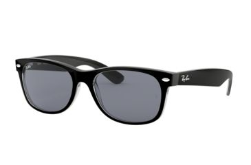 Image of Ray-Ban New Wayfarer Bifocal Sunglasses, 55mm, Black/Transparent, RB2132-6398Y5-55-BI