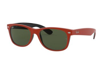 Image of Ray-Ban Wayfarer RB2132 Sunglasses 646631-52 - , Green Lenses