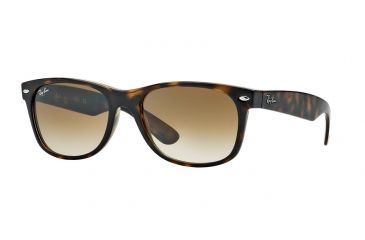 Image of Ray-Ban Wayfarer RB2132 Sunglasses 710/51-58 - Light Havana Frame, Crystal Brown Gradient Lenses