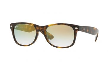 Image of Ray-Ban Wayfarer RB2132 Sunglasses 710/Y0-52 - Havana Frame, Clear Gradient Gold Lenses