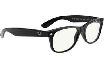 Image of Ray-Ban Wayfarer RB2132 Sunglasses 901/BF-52 - , Clear blue Lenses
