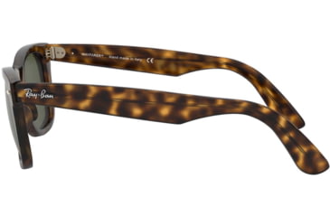 Image of Ray-Ban WAYFARER RB4340 Sunglasses 710-50 - Havana Frame, Green Lenses